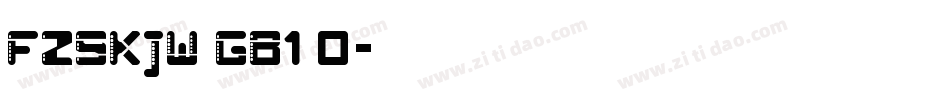 FZSKJW GB1 0字体转换